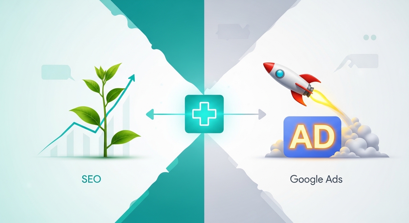 SEO vs Google Ads για Ιατρεία: Ποιο να Επιλέξετε;