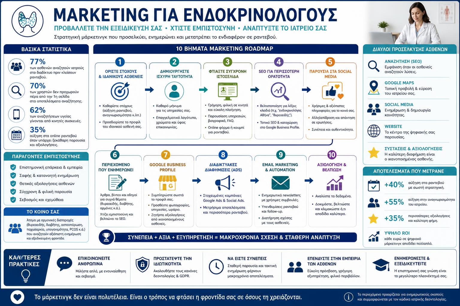 Marketing για ενδοκρινολόγους: Ο Πλήρης Οδηγός Ανάπτυξης 1 Infographic - Marketing για ενδοκρινολόγους: Ο Πλήρης Οδηγός Ανάπτυξης